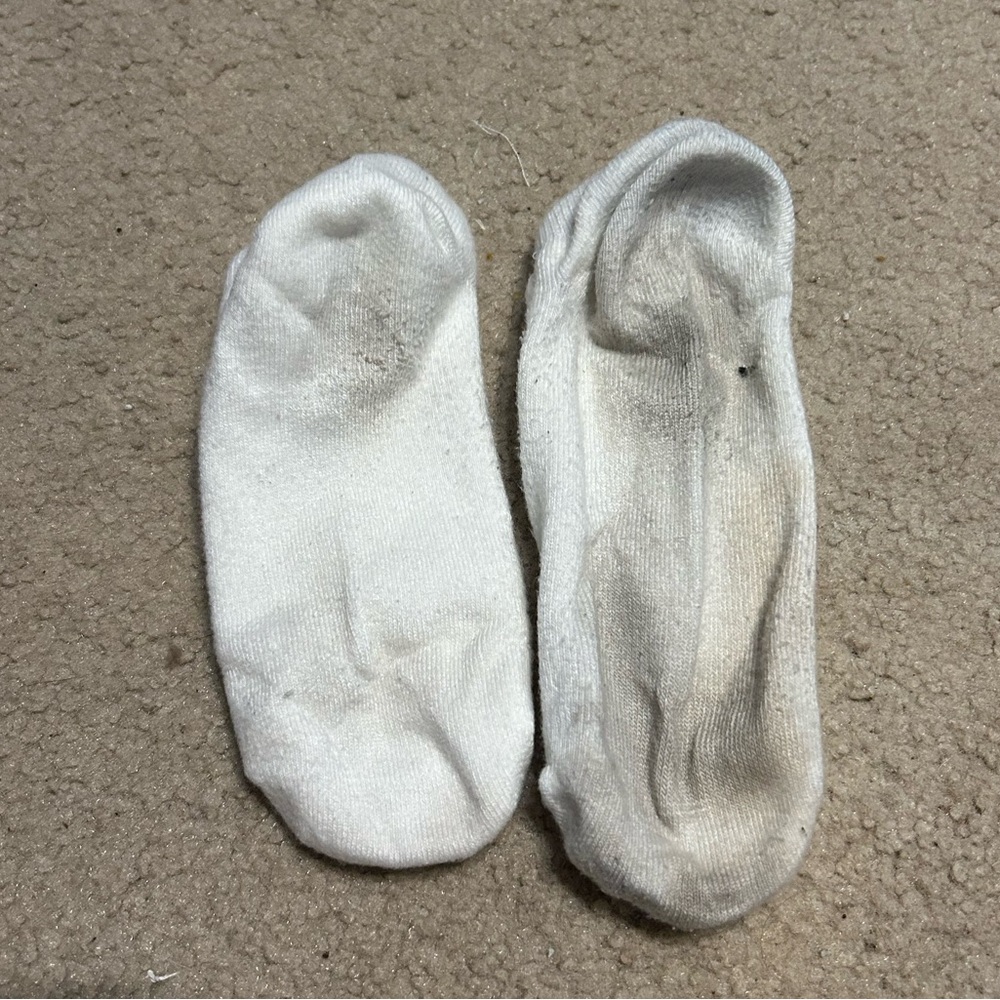 Well worn women’s work sock